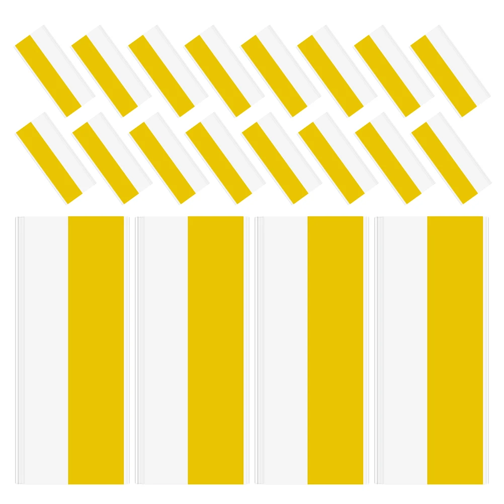 

30Pcs Transparent Plastic Adhesive Price Holders for Supermarket Shelves Label Organizer Price Display Stand Retail Shelf