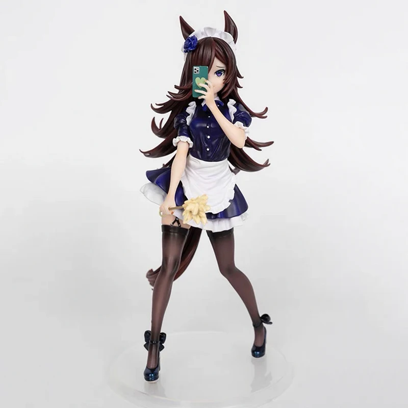 25cm Umamusume: Pretty Derby Model Gk Rice Shower Oriental Style Ornament Anime Figure Beautiful Girl Statue Children Doll Gifts