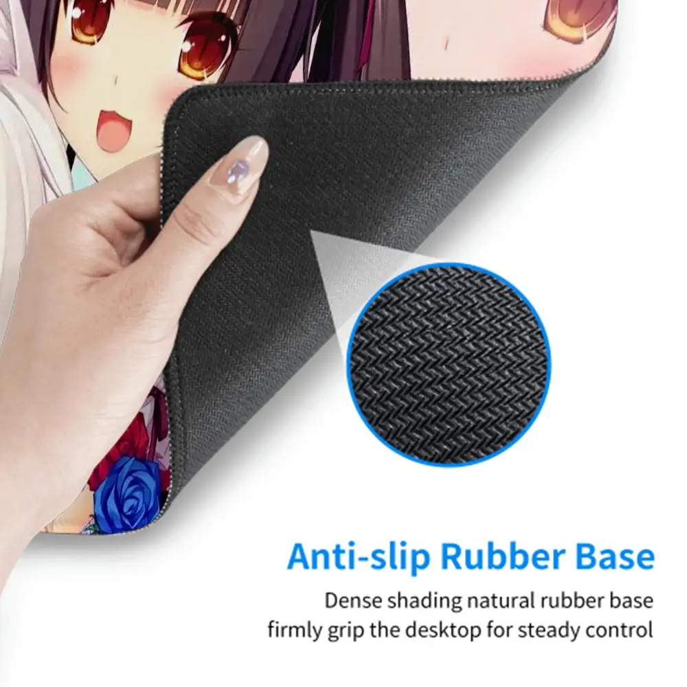 Mousepad XXL Home HD Computer Desk Mats MousePads Nekopara Carpet Gamer Office Laptop Soft Mouse Mat Desktop Mouse Pad