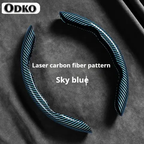 10 best sales steering wheel cover carbon fiber - №4