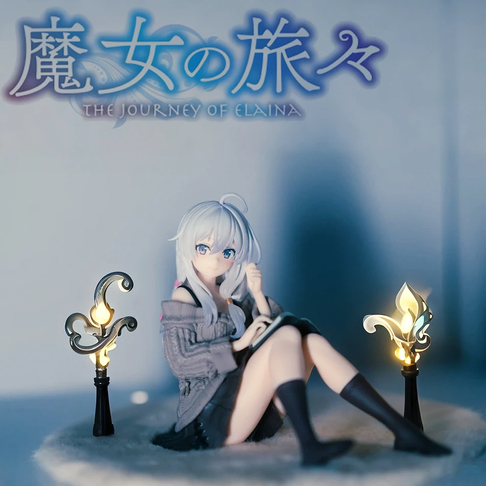 Figura Coleccionable de Anime: La Aventura de Elaina, Figura de Acción de PVC, Adorno de Escritorio, Muñeca de Juguete