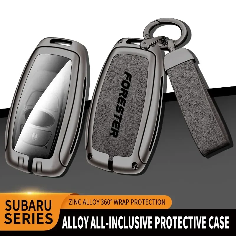 Zinc Alloy Car Key Case Cover For Subaru Forester Remote Control Protector For Subaru Forester Key Holder Shell Car Accessories