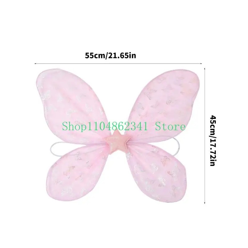 5ASD Fairys Wing Kids per adulti Failys Butterfly Wing Angel Wing, Halloween Fairys Costume
