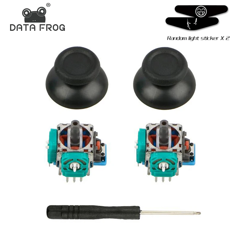 DATA FROG 3D Analog Joystick Thumb Stick for PS4 Pro Slim Controller Repair Parts for PlayStation 4 Controller