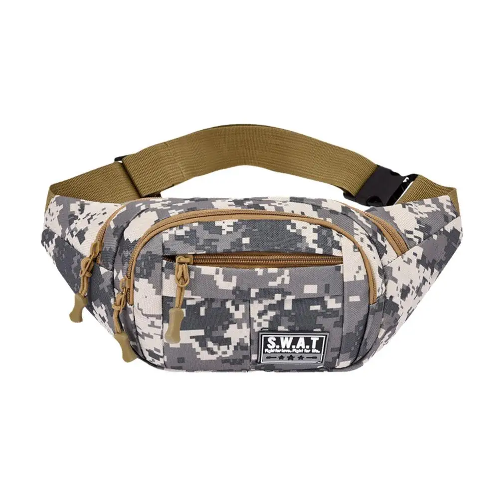 Waist Bag Travel Camouflage Messenger Bag Hiking Backpack Men Camping Army Chest Hunting Sports Molle Bags Sling Fishing B5D9