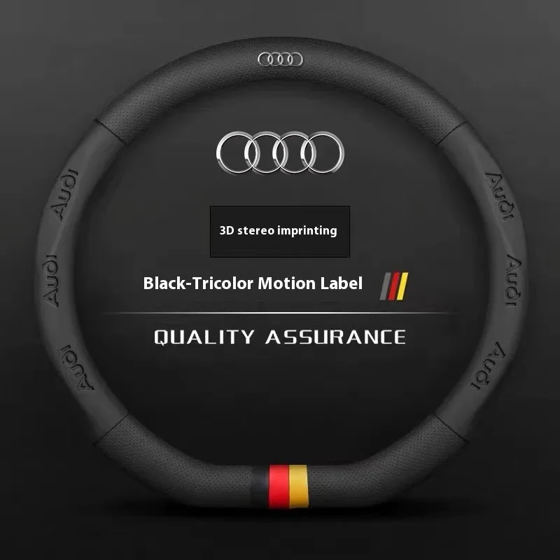 

Car Steering Wheel Cover For Audi ABT A1 A2 A3 A4 A5 A6 A7 A8 Q2 Q3 Q4 Q5 Q7 Q8 TT RS3 RS4 RS5 RS6 RS7 S3 S4 S5 S6 S7 S8 S line