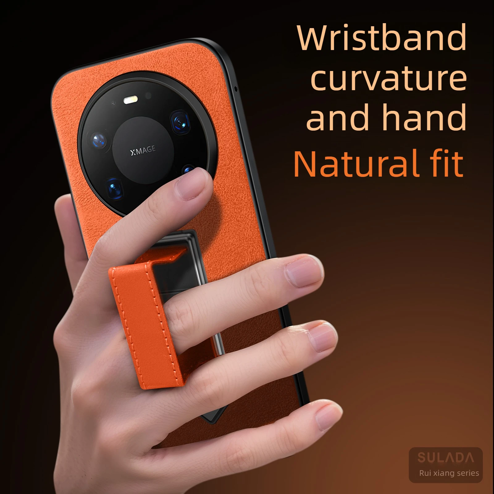 

Металлический ремешок-подставка для Huawei Mate80, чехол SULADA RuiXiang, легкий легкий чехол из искусственной кожи с защитой от падения для Huawei Mate80 Pro Max