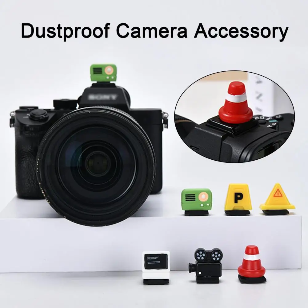 Unique Design Camera Accessory Protective Camera Hood Camera Hot Shoe Cover Cute Design Dust Protection for Universal