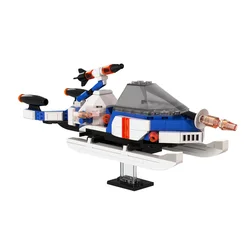 MOC Ice Planet 2002 Aircraft Model Building Blocks Space Championship Competition Airship Rocket Aviation Series Brick Toy Gift