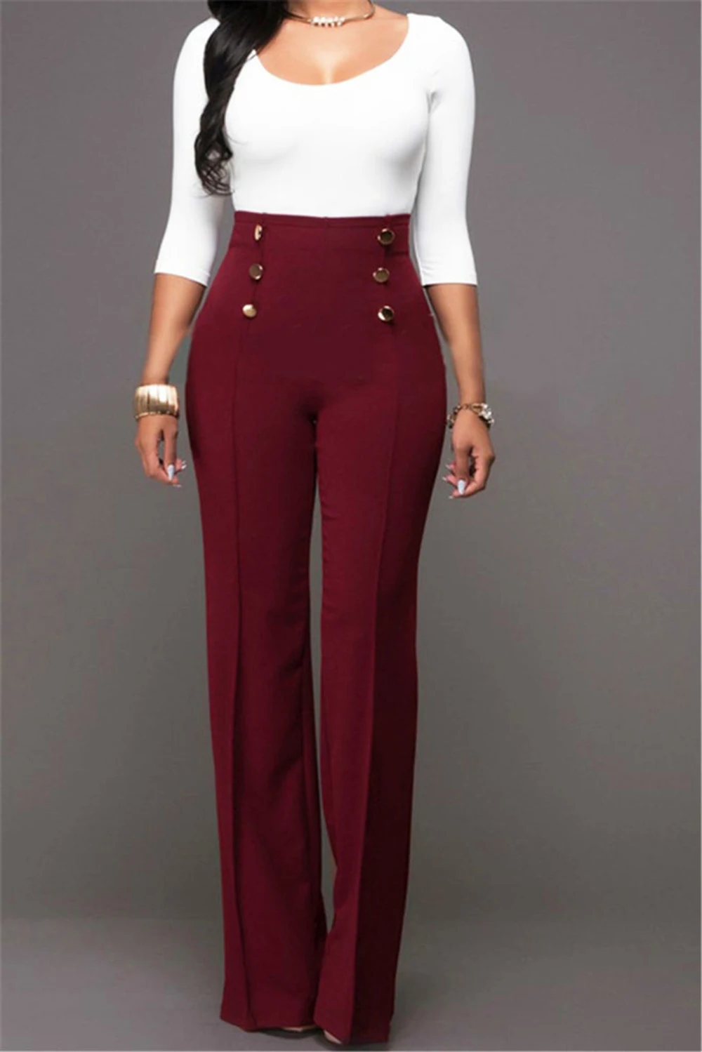 Micro pantalones acampanados estilo fino de verano 2024 nuevo estilo explosivo versión estrecha de pantalones de pierna ancha pantalones casuales caídos