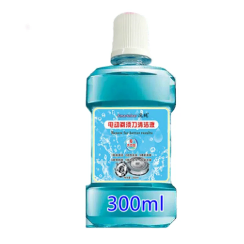 (300ML) Electric Shaver cleaning Liquid for Philips HQ200 JC301 JC302 Change cleaning solution