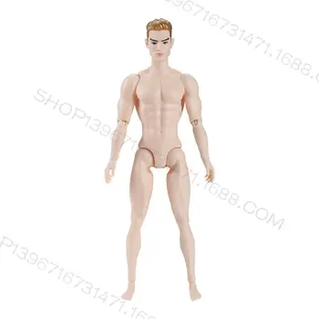 MAF Elemental BJD 6bodový mužský model vojáka, nahý lidský pohyb, sval, model 13 kloubů, hračka pro panenky 6 nejlepší prodej BJD panenka mužská nahá - №2