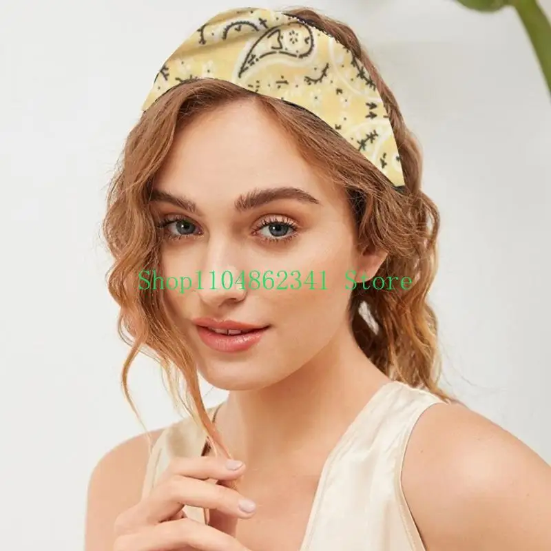 트렌디한 와이드 헤어밴드 스웨트밴드 남성, 여성, 어린이 헤어 액세서리로 헤어 스타일링과 패션 표현에 적합