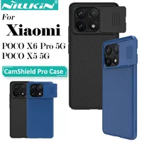 NILLKIN For Xiaomi POCO X6 Pro 5G POCO X5 5G Original CamShield Pro Phone Case Shockproof Slide Camera Lens Protection Cover