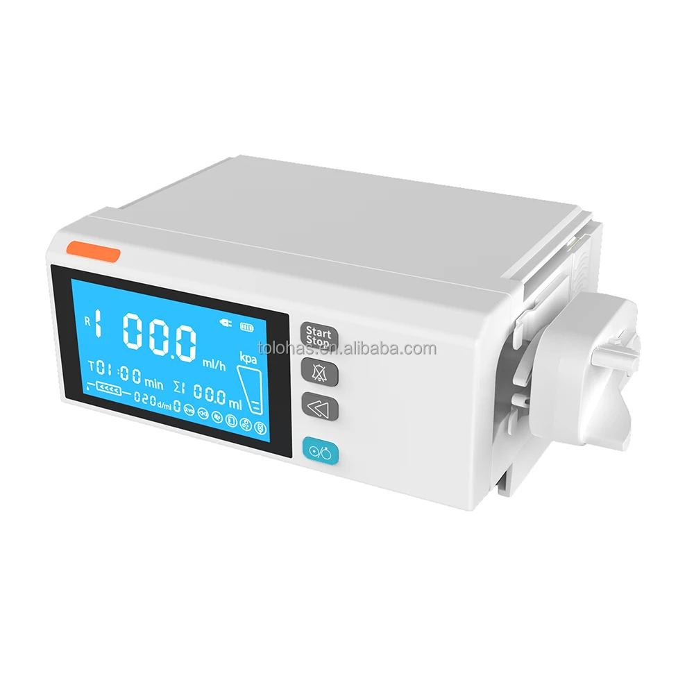 Laboratory Medical Electric Syringe Pump Touch Screen Portable Target controlled