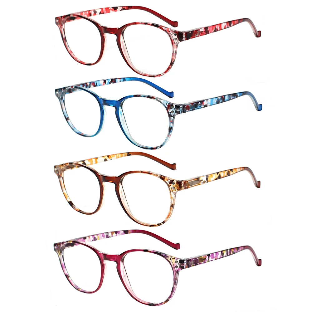 Clasaga Mode Leesbril Lente Scharnier Ronde Frame Mannen Vrouwen