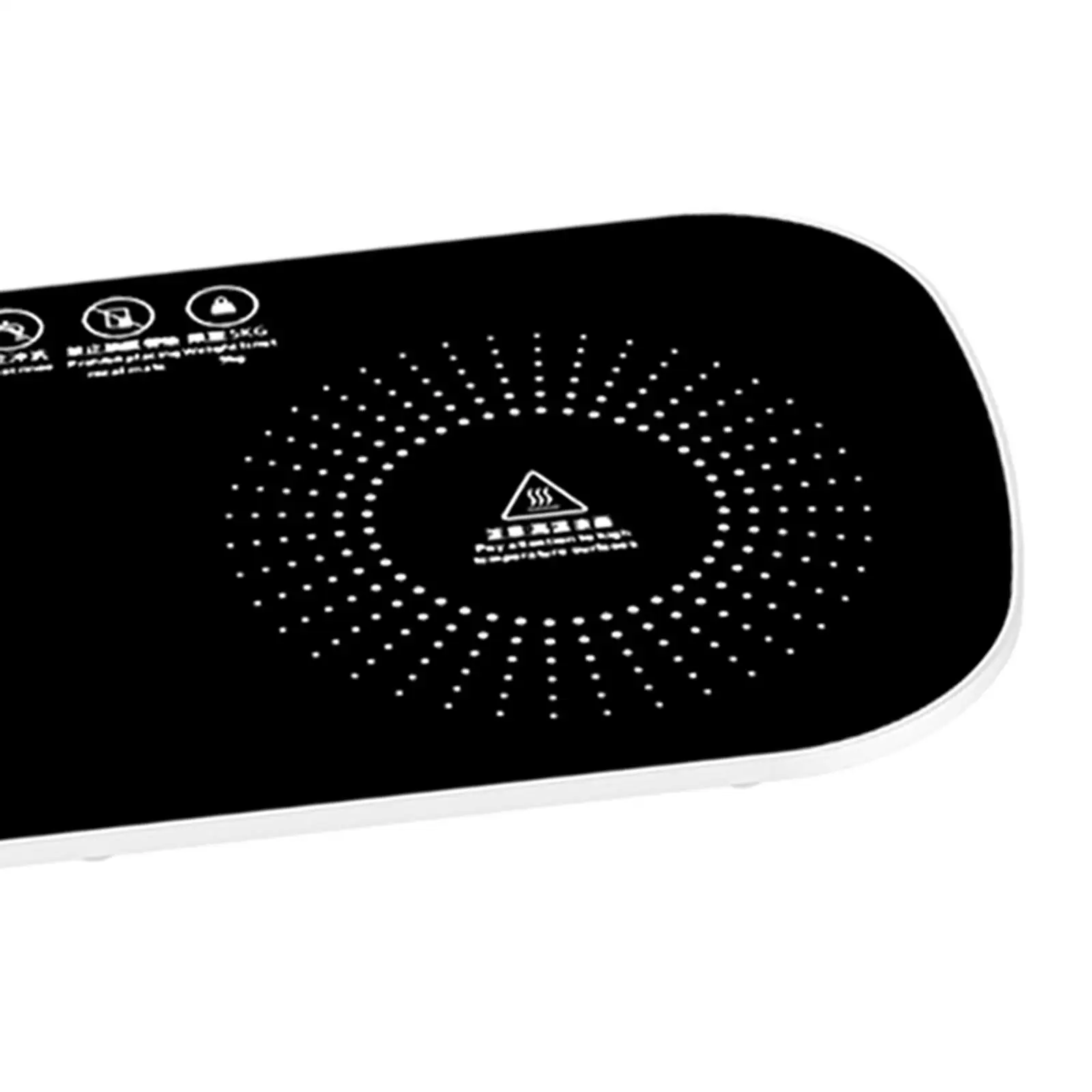 Elektryczna taca rozgrzewająca stała temperatura 50W fajny prezent 10S szybkie ogrzewanie wielofunkcyjne na imprezy domowe bufety kolacje