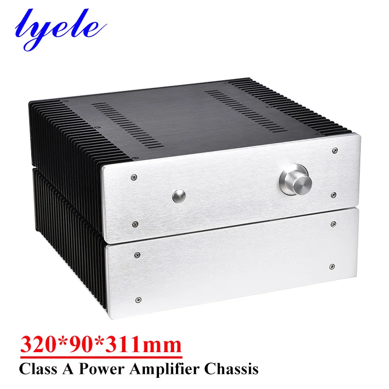 320*90*300mm All-aluminum Power Amplifier Chassis Class A Amplifier Chassis Diy Audio Amplifier Case Shell