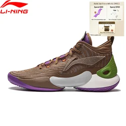 Li-Ning Men's YUSHUAI XVIII Professional Basketball Shoes BOOM Cushion LiNing Sports Competition Shoes Sneakers ABAU087