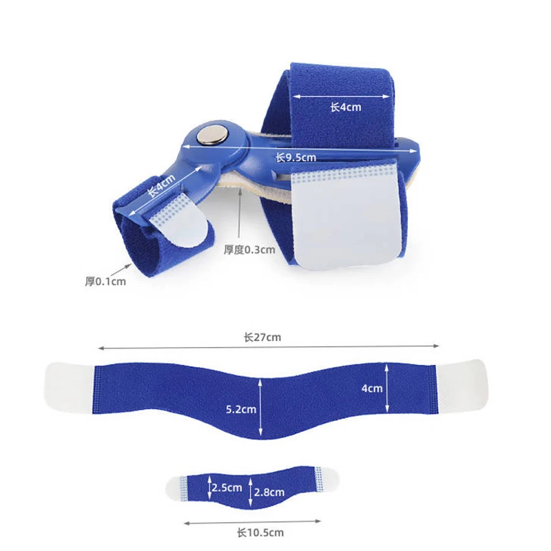 Attelle d'Oignon Réglable, Protecteur de Pied, Redresseur Hallux Valgus, 1 à 2 Pièces