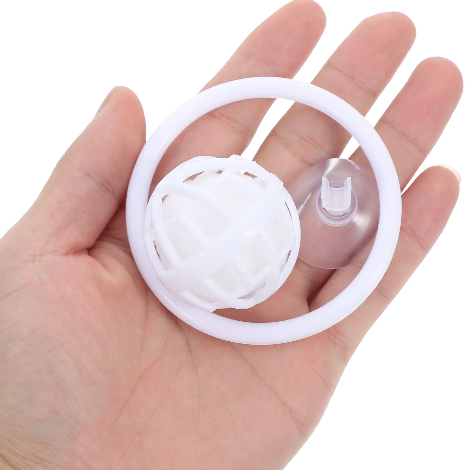 

Strong Suction Betta Training Ring Fish Exercise Playground Loop Aquarium Enrichment Toy for Betta Fish Activity
