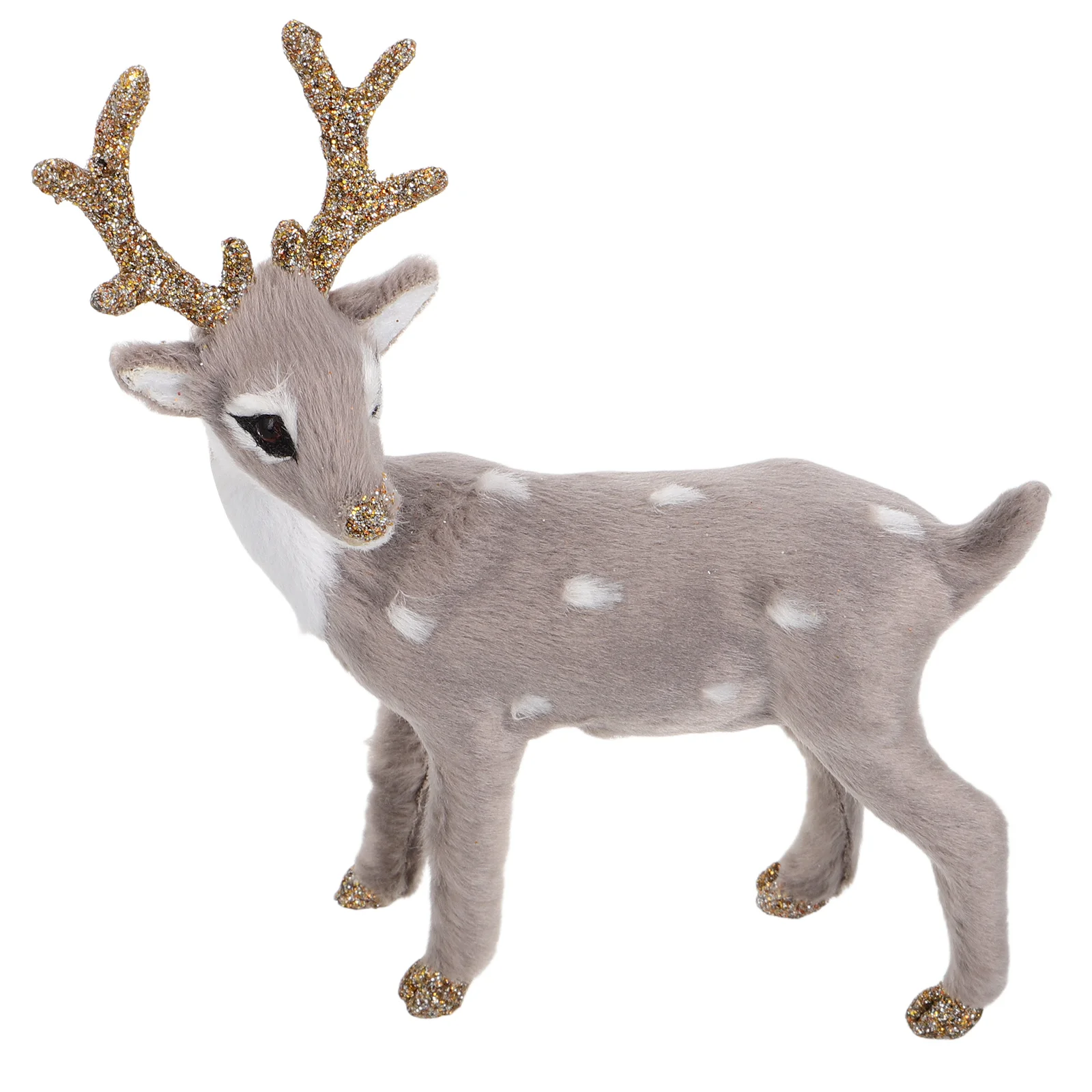 

Realistic Plastic Deer Statues And Reindeer Figurines Holiday Decorations Lifelike Reindeer Toy For Christmas Indoor And Outdoor