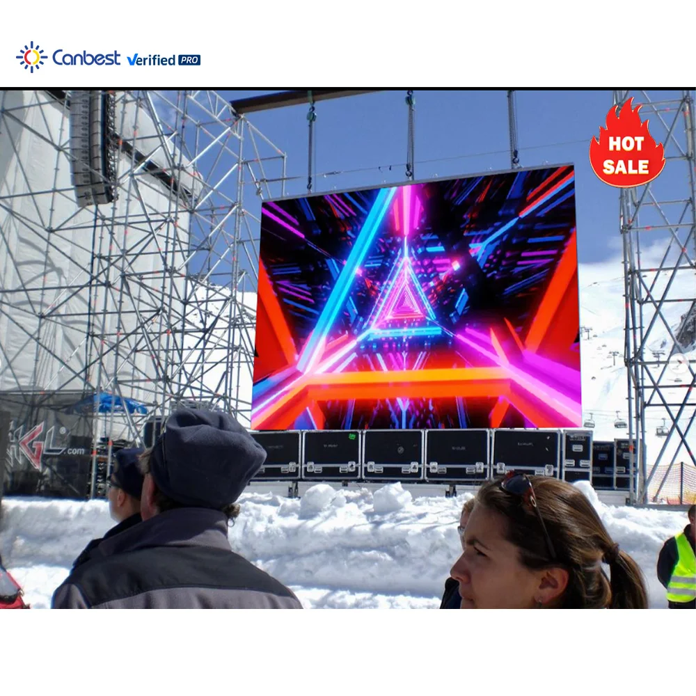 Canbest K Series P1.9 P2 P2.6 P2.9 P3 P3.91 Stage Indoor Outdoor Rental Led Display Screen Panel Event Curved LED Video Wall