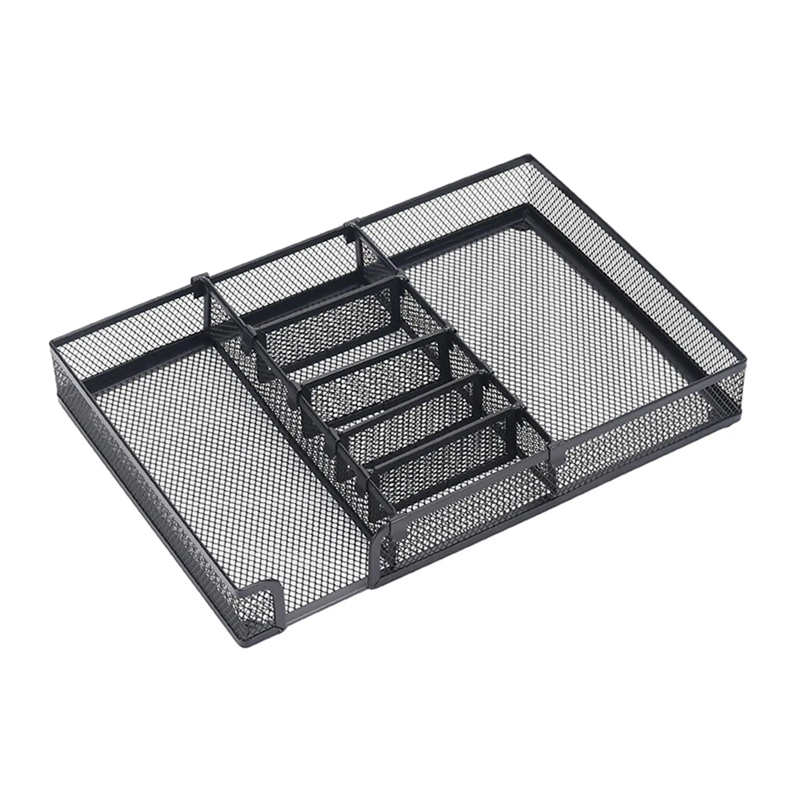 Mesh Desk Organizer Multi Compartment Desktop Shelf for Desktop Home Office