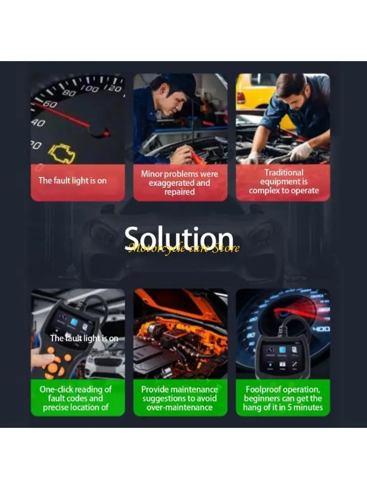 

U75F Проверьте неисправность двигателя, диагностический инструмент сканера OBD2 для всех транспортных средств OBD2