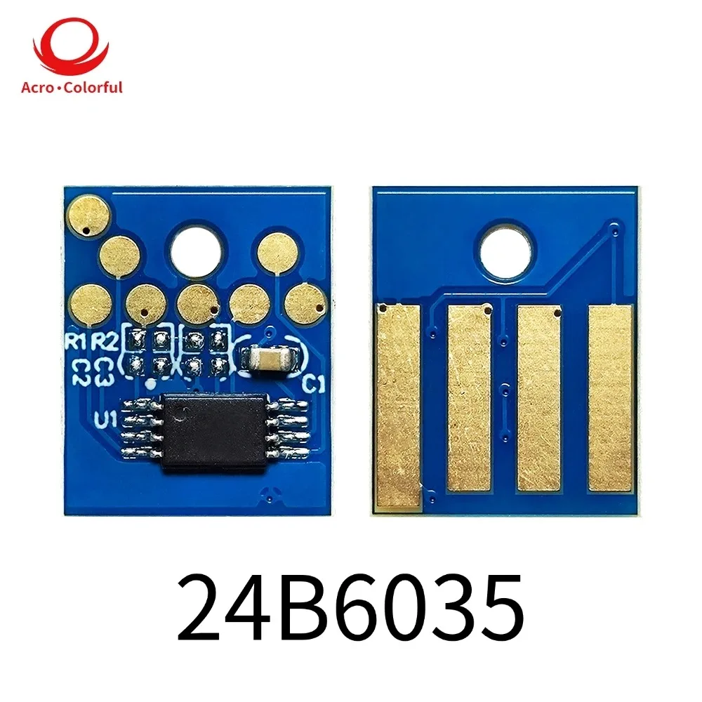 Chip de tóner Compatible 24B6035 para fotocopiadora láser Lexmark M1145 XM1145 Chip de reinicio de cartucho de impresora 16K