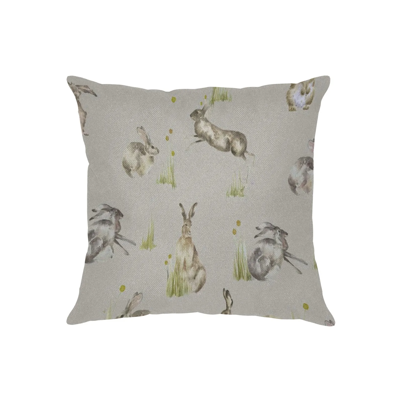 

2pcs Bunny Throw Pillow Covers Home Decorative Square 18x18 Cushion Covers for Living Room Decor Patio Outdoor Pillowcases