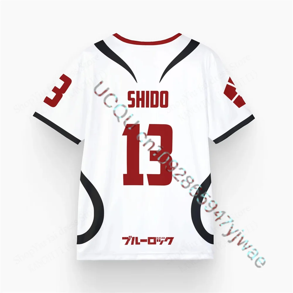 3D Print Sport Moisture-Wicking Breathable Men T-Shirt Japan Anime Itoshi Sae Football Jersey Training Tee Adult T-shirt