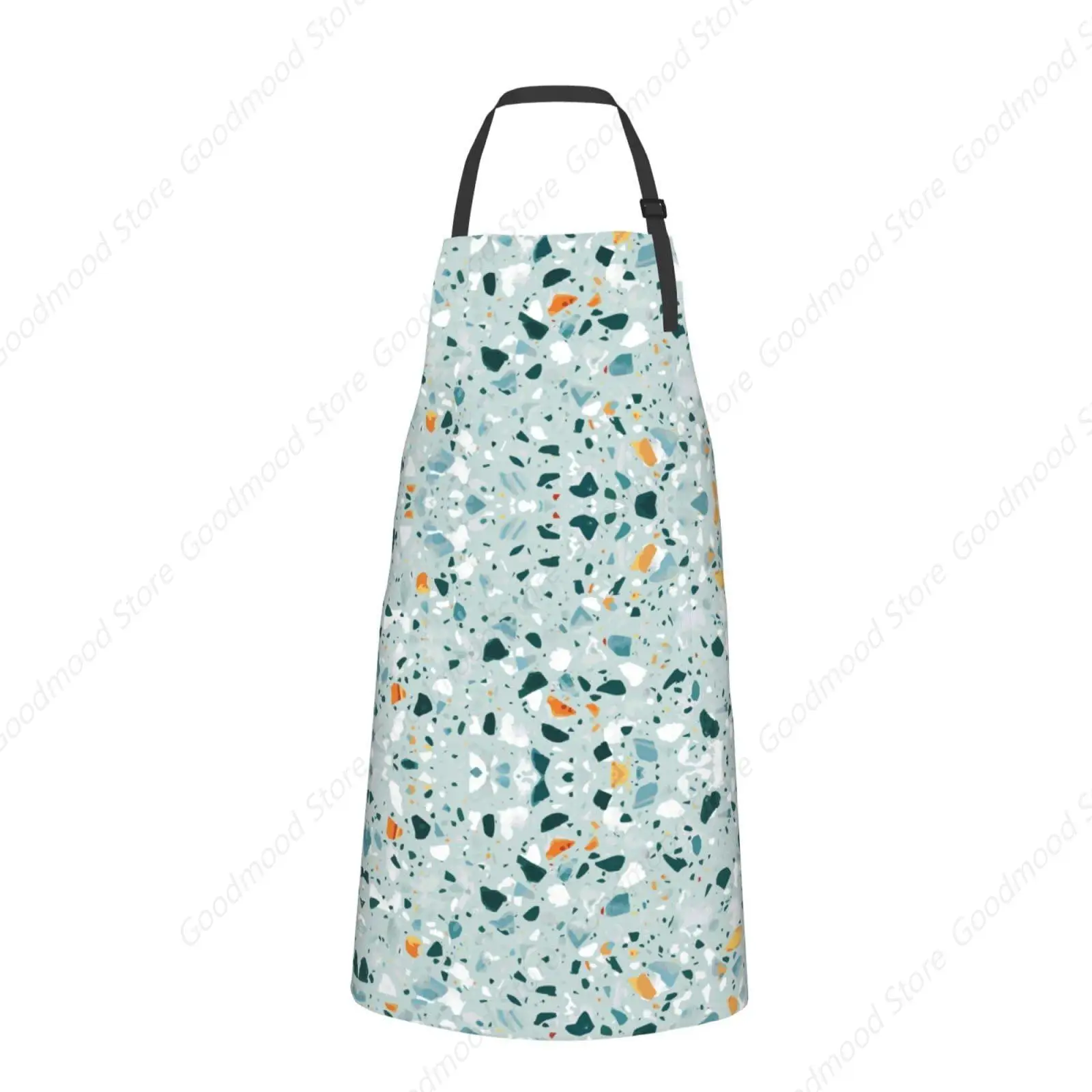 Triangle Stripes Bohemian Pattern Print Apron With Pockets,Cooking Aprons Baking Bbq,Artist Aprons For Men Women Adults