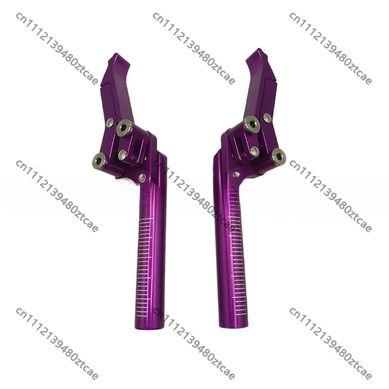Sports Wheelchair Brakes 1 Pair Aluminum Alloy Durable Rehabilitation Treatment Equipment Accessories