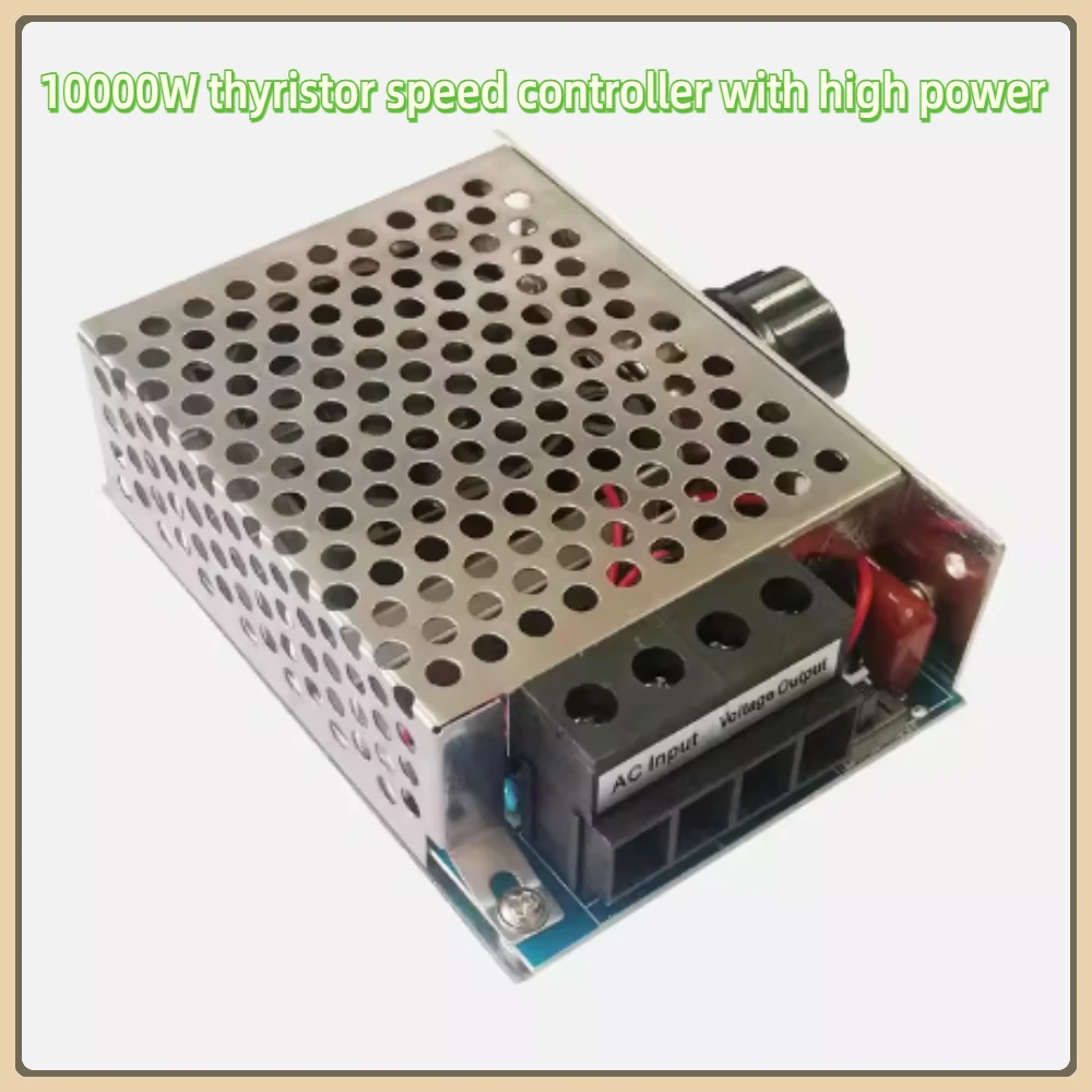 10000W AC110V 220V 75A SCR Regulator napięcia Regulator prędkości Ściemniacz Termostat