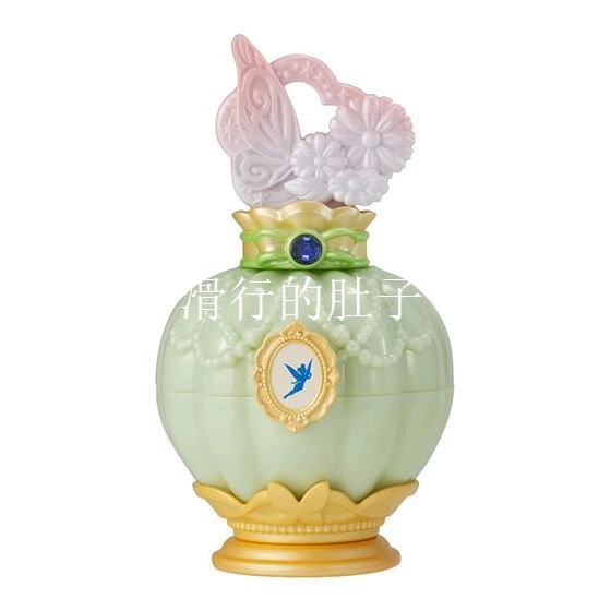 Genuine Princess Milky color Jewelry Box Gashapon Toys Belle The Little Mermaid Alice Tinker Bell Jasmine Rapunzel Ornament Toys