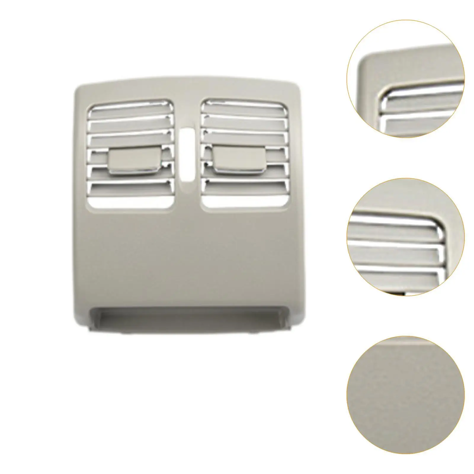 Cubierta del Panel de salida de CA trasera, embellecedor de ventilación, fácil de instalar, reemplazo de consola central resistente de alto rendimiento para Clase C W204