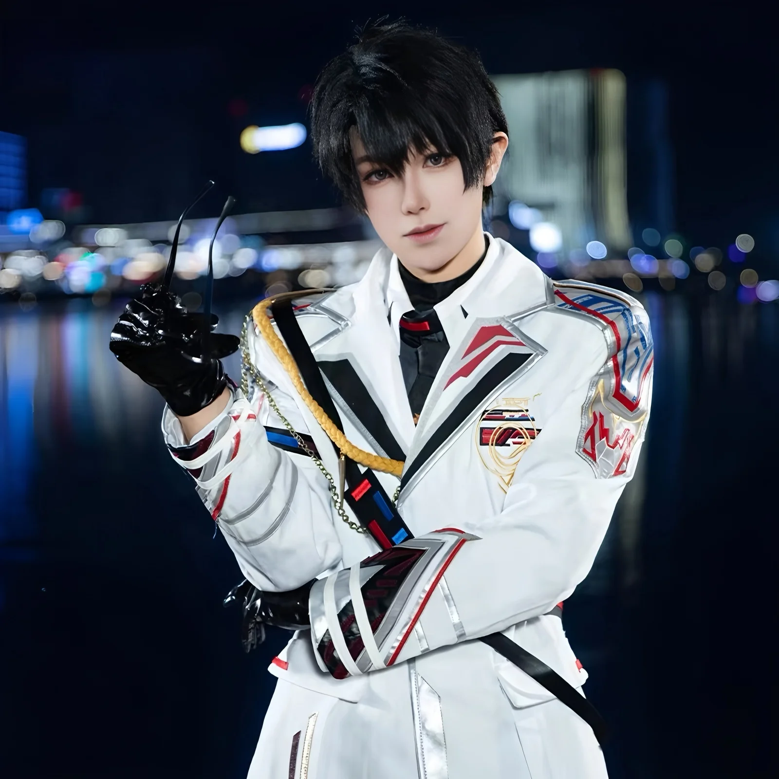 ゲームカレブコスプレ衣装愛とディープスペースヒロインゼインザビエルラファエルカレブコスプレウィッグ制服ハロウィン女性衣装