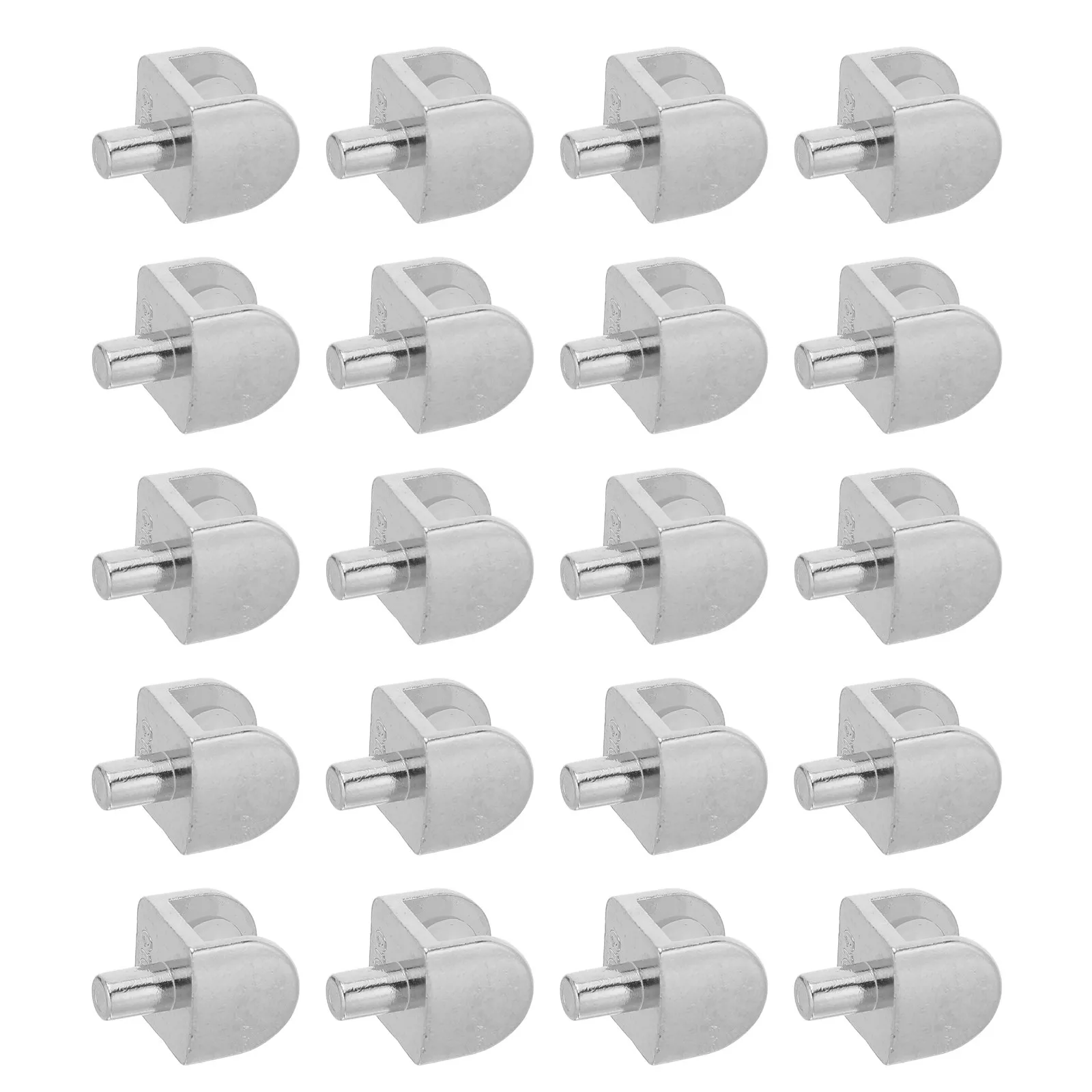 20Pcs Glass Clamp Bracket Stable Zinc Alloy Fixed Clamp for Bathroom Shower Glass Panel Shelf Support Brackets Holder Pegs