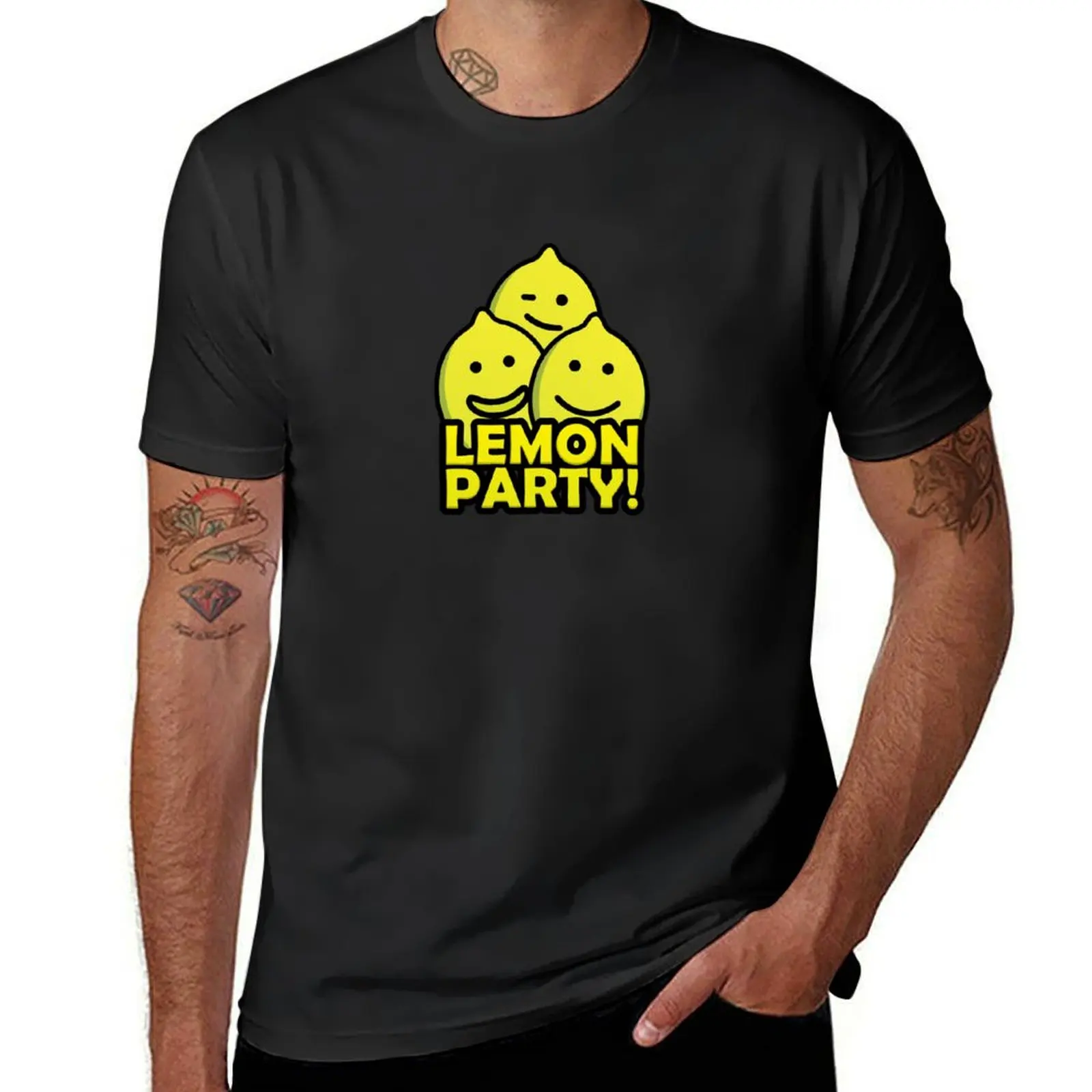 Lemon Party! T-Shirt sublime animal prinfor boys tops Men's clothing