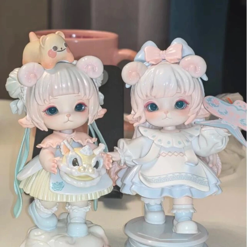 Mimia 4a geração arte do sonho esquecido série caixa cega kawaii figura de ação brinquedos para menina caixa surpresa decoração desktop presente