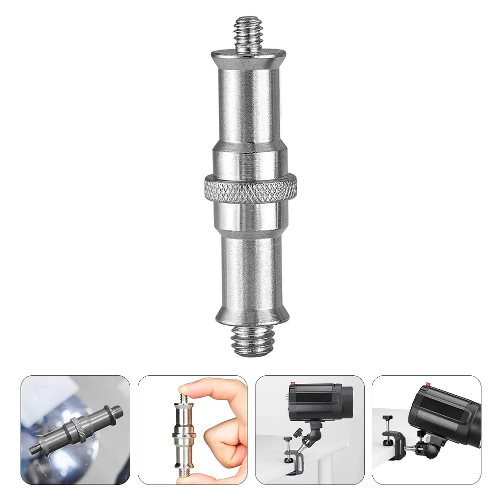 6 PCS Tripod Screw Adapter Hot Shoe Standard Flash Spigot Stud Metal 1/4 to 3/8 Convertor Threaded