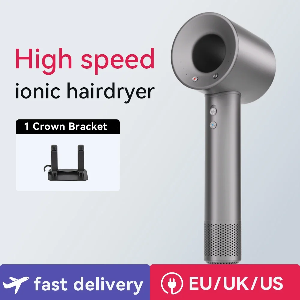 

Безлопастной фен с отрицательными ионами, высокоскоростной, мощный, бесшумный и быстросохнущий, портативный, подходит для дома и путешествий.