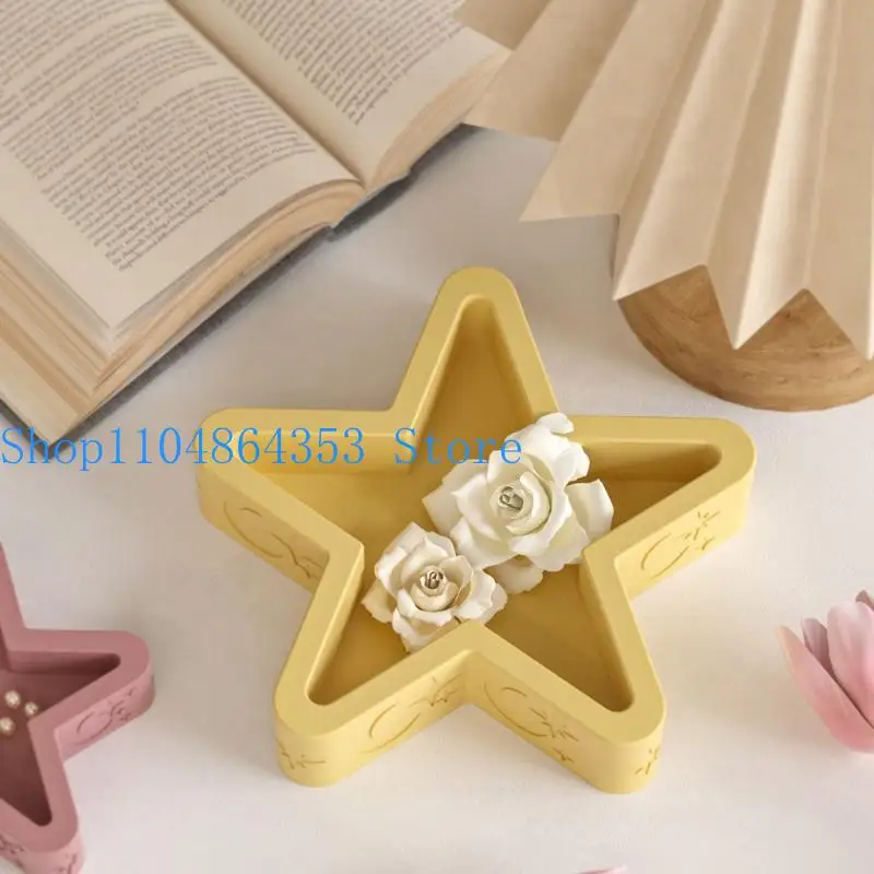 

652F Creative Star Designs Sturdy Silicone Mould Portable Accessory for Craft Enthusiasts Home Decoration Projects
