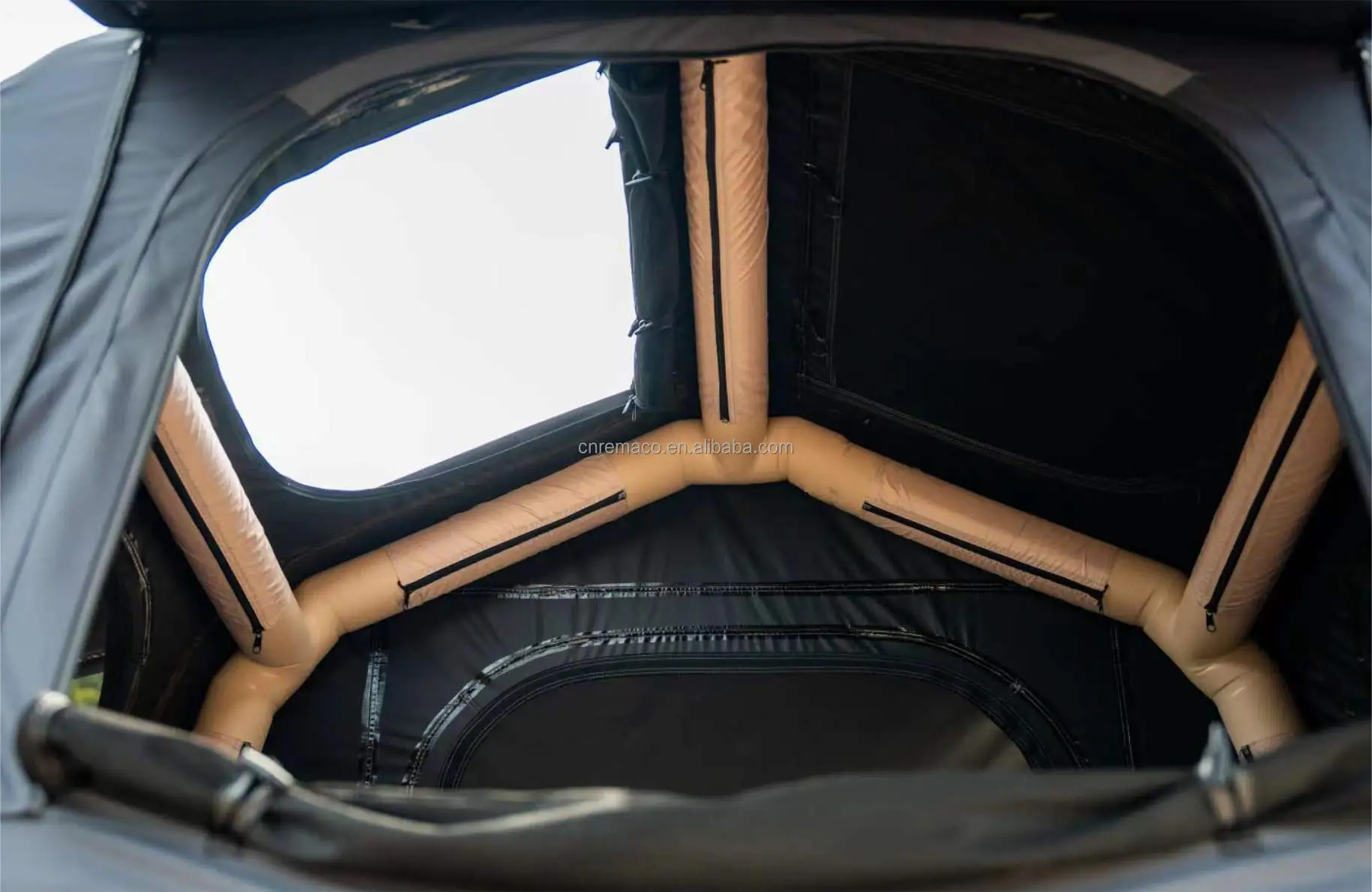 Multi-function Custom Black Floating Tent Super Light Lightweight 20kg Inflatable Roof Top Blow up Car Tent