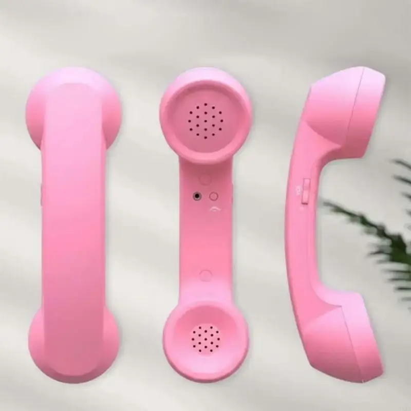 Auricular teléfono retro para teléfono móvil y AndroidFram, receptor teléfono celular con micrófono y comentario, Vintage