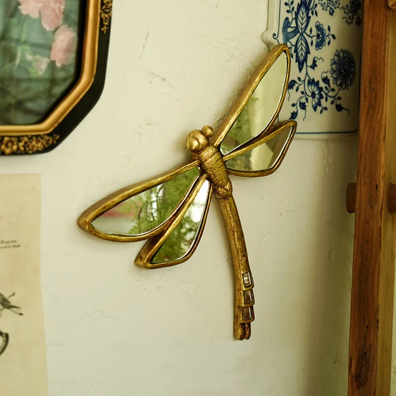 

DSA home decoration resin dragonfly wall creative high value flying goose background decoration pendant combination