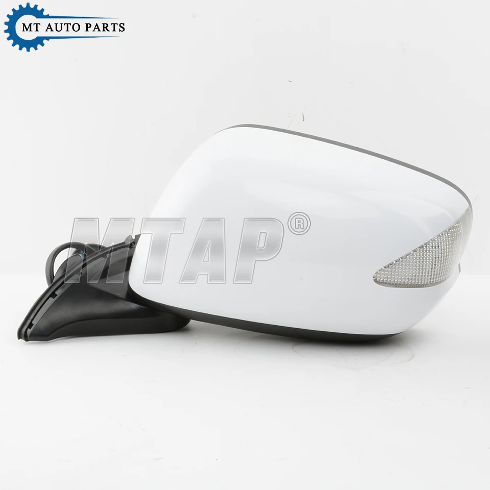 MTAP For Honda Jazz Fit GE6 GE8 2009 2010 2011 2012 2013 2014 Outer Side Rearview Door Mirror Assy 7-PINS Electric Folding LED