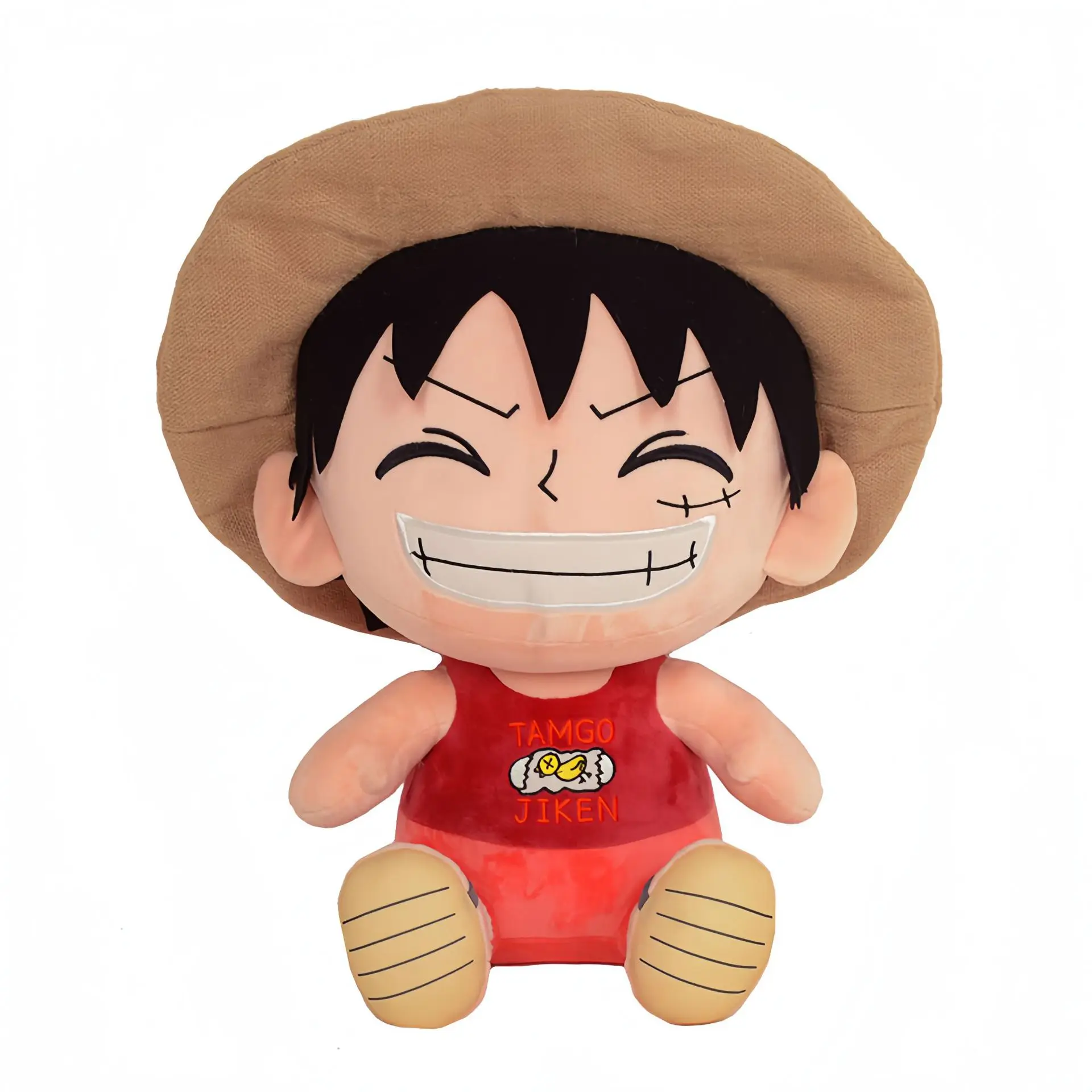 2024Japanese Anime One Piece Original Plush Toys CartoonFigure Luffy Chopper Ace Roronoa Zoro Cute Stuffed Doll Kids Xmas Gifts