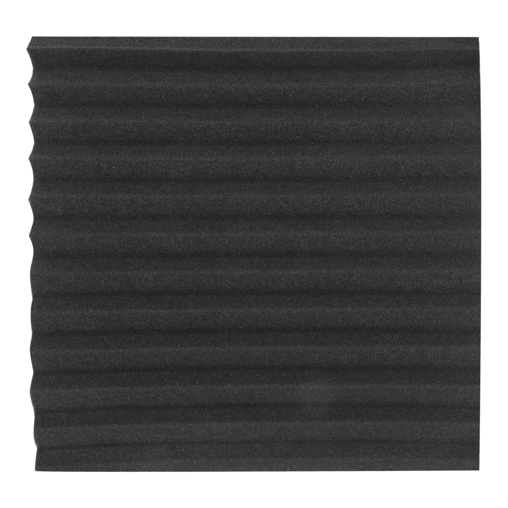 A98E-36 Pcs Black Acoustic Panels Soundproofing Foam Acoustic Tiles Studio Foam Sound Wedges 2.5 X 30 X 30Cm